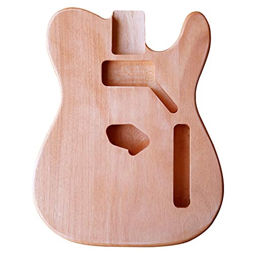 BexGears Cuerpo de guitarra sin terminar para guitarra eléctrica de estilo Telecaster, fabricado en...