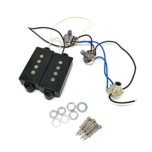 Pastillas de bajo eléctrico Preamplificador de bajo eléctrico, accesorio de reemplazo para pastilla de...