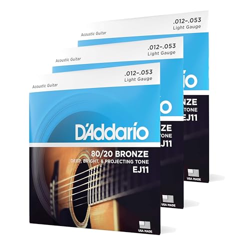 D'Addario Cuerdas Guitarra Acustica - Cuerdas de Guitarra - Cuerdas de Guitarra Acustica - Cuerdas...