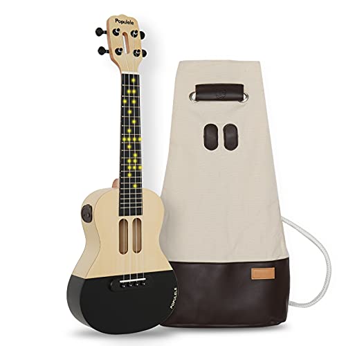 PopuMusic Populele U1 Smart Compact and Portable Ukelele Cookie Edition para principiantes, expertos,...