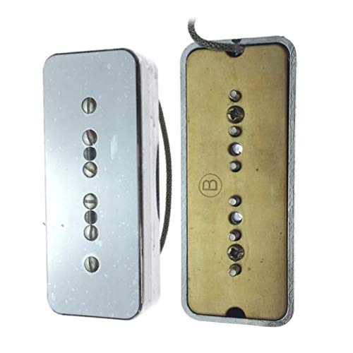 P90 - Juego de pastilla de barra de jabón para Modern Country & Classic Rock, color plateado, fácil...