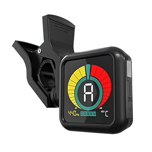 KLIQ UberTuner - Afinador profesional de clip para todos los instrumentos (modos multiteclas) - con...