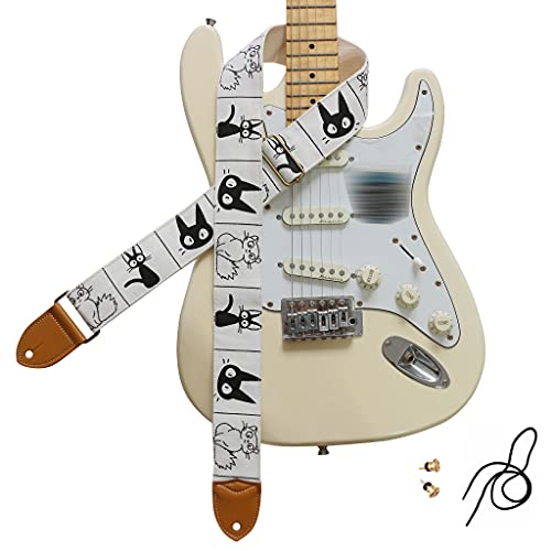 Music First - Diseño original, ancho de 5 cm, correa para guitarra eléctrica o bajo con divertido...