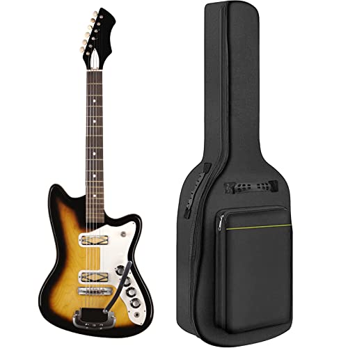 Bolsa Guitarras Electrica 36-39 Pulgadas,Funda de Guitarra con Doble Correa Ajustable para el...