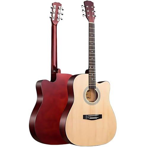 Guitarra Acústica de Práctica de 38 Pulgadas para Principiantes - Guitarra Acustica Clasica, Cuerdas de...