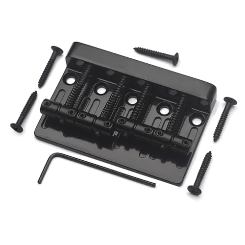 Slzhds Puente para Bajo Eléctrico 4 Cuerdas, Puente para bajo Eléctrico, Puente bajo 4 Cuerdas P y J,...