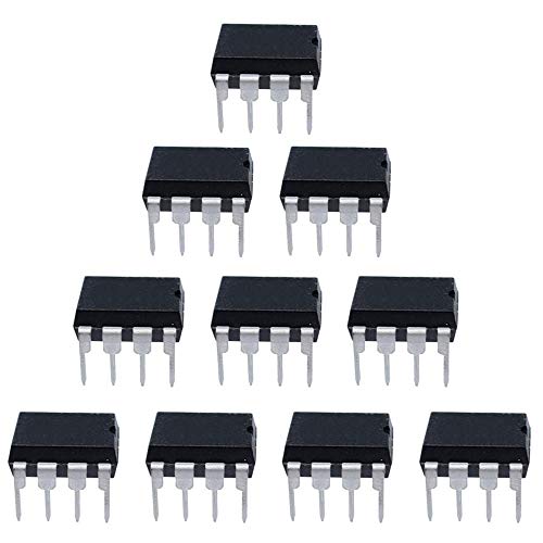 Texas Instruments NE5532P Amplificador OP de bajo ruido, 38 mA, montaje de orificio pasante (paquete de...