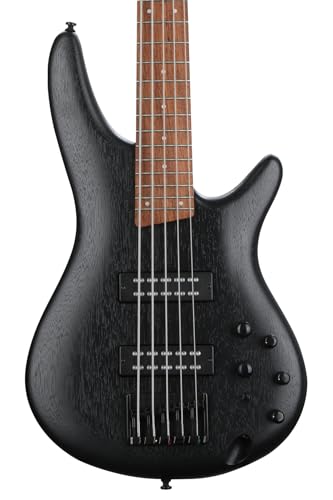 BAJO ELÉCTRICO IBANEZ'SR' DE 5 CUERDAS, NEGRO VETEADO SR305EB-WK