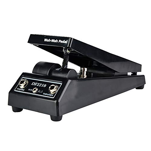 Pedal de efecto Wah, pedal de efecto de guitarra Wah multifunción de plástico negro + metal, para...