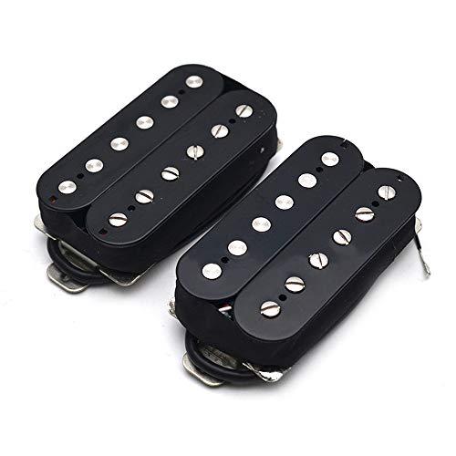 SAPHUE Alnico - Juego de pastillas para guitarra eléctrica de doble bobina con cuello y puente con...