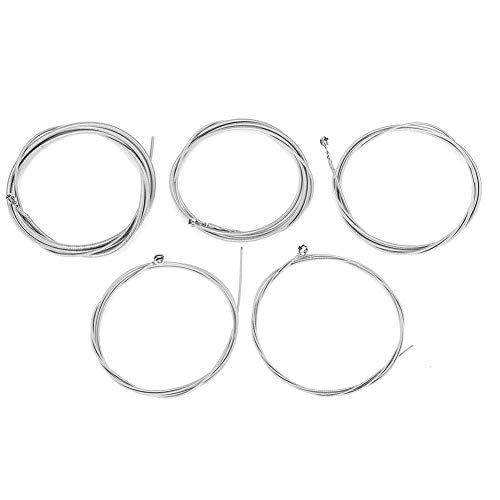 Juego de cuerdas de bajo de 5 cuerdas, 1 mm 1,4 mm 2 mm 2,5 mm 3 mm Accesorio de instrumento de cuerdas...