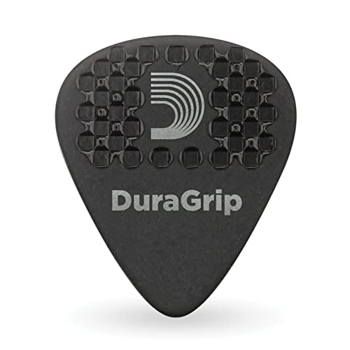 D'Addario Accessories DuraGrip púas de guitarra con agarre para guitarra acústica, eléctrica y bajo,...