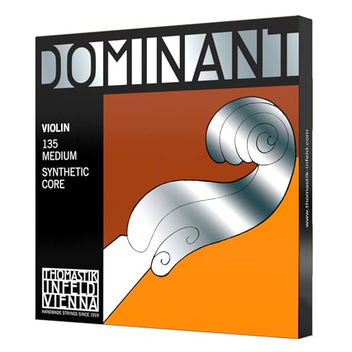 Thomastik-Infeld 135 Cuerdas de violín dominante, juego completo, tamaño 135, 4/4, con cuerda de...