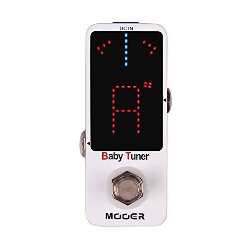 MOOER - Pedal de sintonizador de guitarra para bebé, función de silencio, micro sintonizador, para...