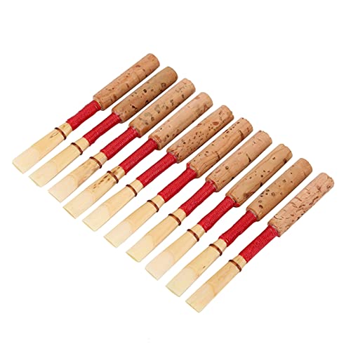 10 Cañas de Oboe Hechas a Mano Suaves de Fuerza Media, Fabuloso para Principiantes, Jugar Toda la Gama...