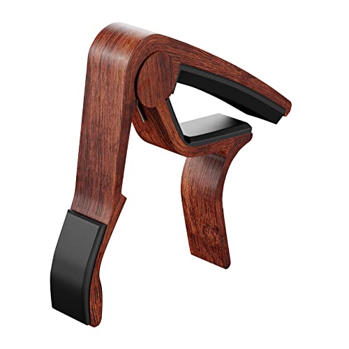 Arieta Capo Traste de Guitarra Acústica/Eléctrica /Bajo. Guitar Capo. Capotraste con Almohadilla...