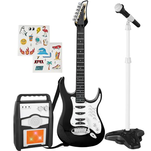 Best Choice Products - Juego de guitarra musical eléctrica para niños, kit de inicio de guitarra de...