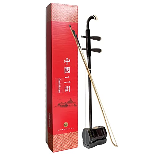 GeekHouse - Violín chino de 2 cuerdas, instrumentos nacionales tradicionales Erhu marca de fonema para...
