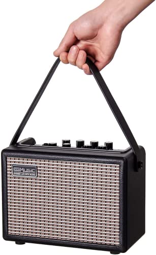 Amplificador de guitarra acústica/eléctrica, amplificador Bluetooth portátil de 15 W, para guitarra...
