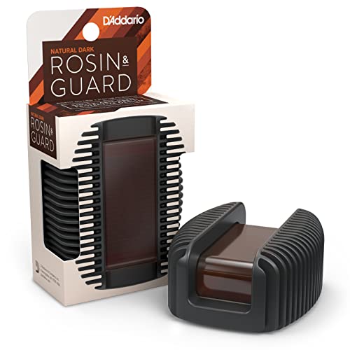 Protector de colofonia D'Addario con colofonia oscura natural
