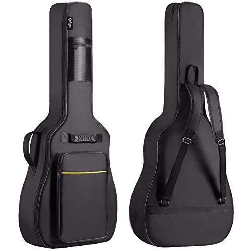 CAHAYA Funda de Guitarras Universal Acolchada de 8mm con 2 Bolsillos para Guitarras Acústica y Clásica...