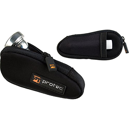 Protec N203 - Boquilla de neopreno para trompeta (tamaño pequeño, latón, cierre de cierre), color...