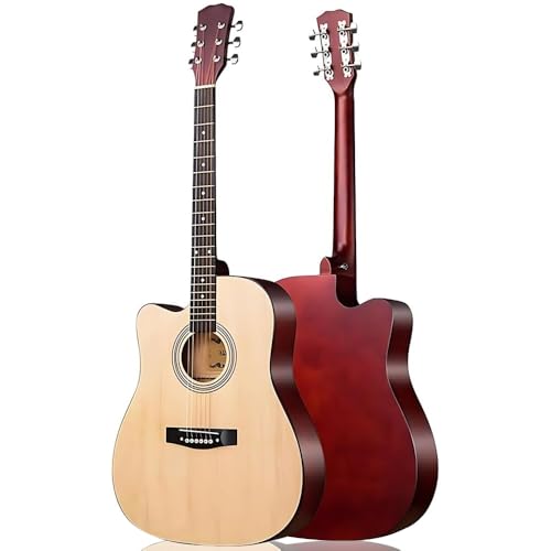 Guitarra Acústica 38 Pulgadas de Práctica para Principiantes - Guitarra Acustica Clasicas Estilo A,...