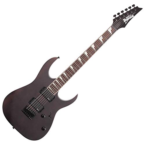 Ibanez GRG GRG121DXWNF - Guitarra eléctrica de cuerpo sólido de 6 cuerdas, derecha, plana de nogal,...