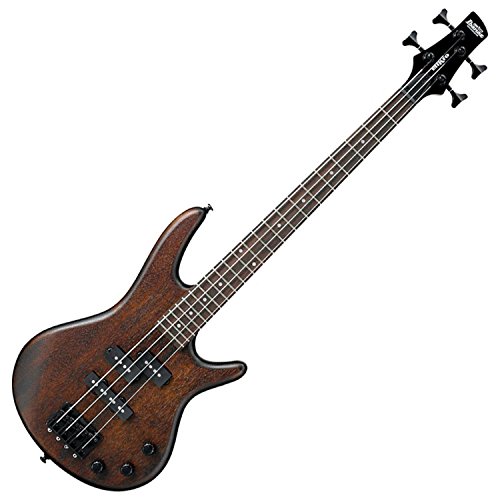Ibanez - Bajo de escala corta de 4 cuerdas (28,6 cm), 4 Cuerda, Nogal Plano, 0