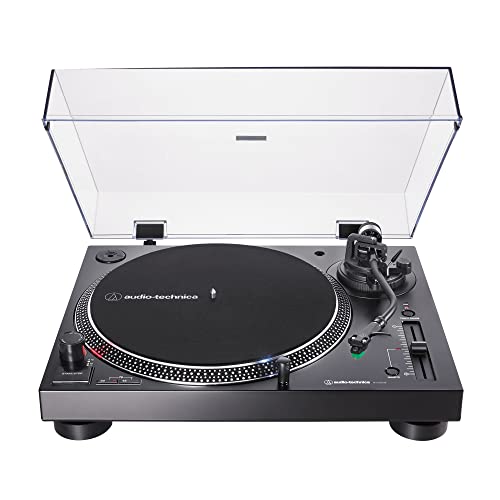Audio-Technica - Tocadiscos AT-LP120XUSB-BK con accionamiento directo (analógico y USB), totalmente...