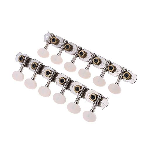 Srutueo 6R6L - Llave de afinación para guitarra acústica de 12 cuerdas