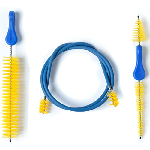 MusicNomad Kit de limpieza de cepillo para polvo de trompeta, boquilla, válvula y cepillo para polvo de...
