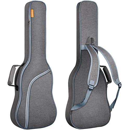 CAHAYA Bolsa Guitarras Electrica Acolchada 9mm Funda Guitarras Electrica Bolsillo Grande para Libros de...