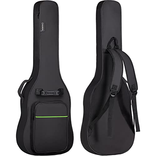 CAHAYA - Bolsa para guitarra eléctrica, funda acolchada de 0.3 pulgadas de grosor, funda suave para...