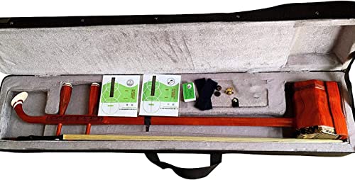 LANDTOM - Instrumento de violín chino de 2 cuerdas para violín chino de palisandro de 2 cuerdas con...