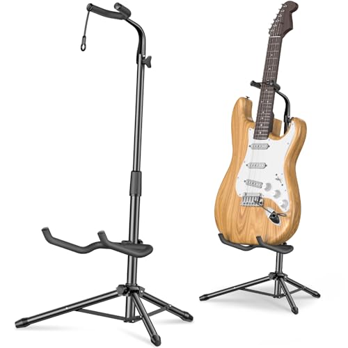 Soporte para Guitarra Plegable,Universal Base para Guitarra,Soporte para Guitarra Vertical - Estable Base...