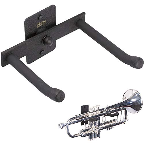 Soporte de trompeta horizontal para montaje en pared, soporte para todas las trompetas, incluyendo...