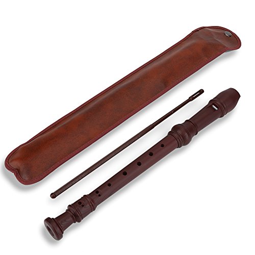 VGEBY Grabador Musical, Flauta de Flauta Soprano de 8 Hoyos con Barra de Limpieza Reproducir Suministros...