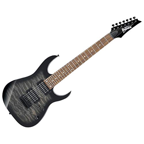 Ibanez Gio GRG7221QA 7 cuerdas - Transparente Negro Sunburst