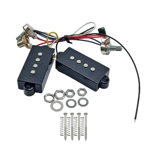 Pastillas de bajo eléctrico de repuesto para preamplificador de bajo cableado de circuito de recogida de...