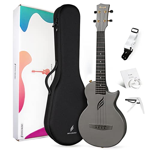 Enya - Ukelele Tenor de fibra de carbono de 26 pulgadas para adultos, con kit de paquete para...