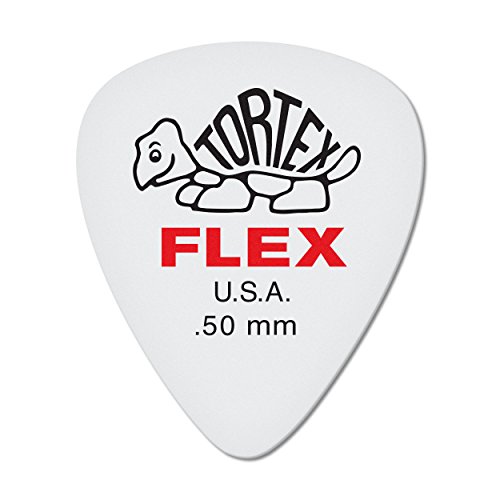 Jim Dunlop 428P.50 - Púas para guitarra (50 mm, 12 unidades), color rojo