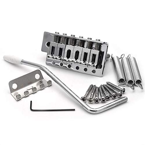 SAPHUE - Juego de puente de guitarra Stratocaster de 52,5 mm para reemplazo de guitarra eléctrica Fender...