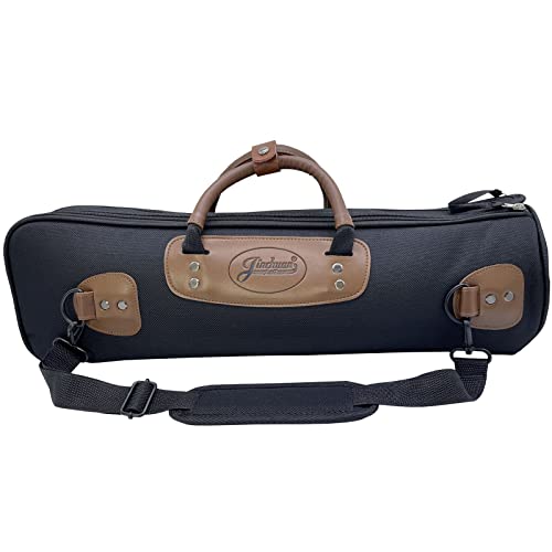 Xinlinke - Bolsa de transporte profesional para trompetas 1200D resistente al agua, tela Oxford suave, 15...