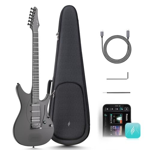Enya Guitarra eléctrica Inspire Guitarra eléctrica inteligente de fibra de carbono de tamaño completo...