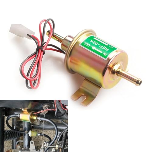 Arwrilt - Bomba de combustible eléctrica, bomba de combustible diesel de gas de 12 V, kit de bomba de...