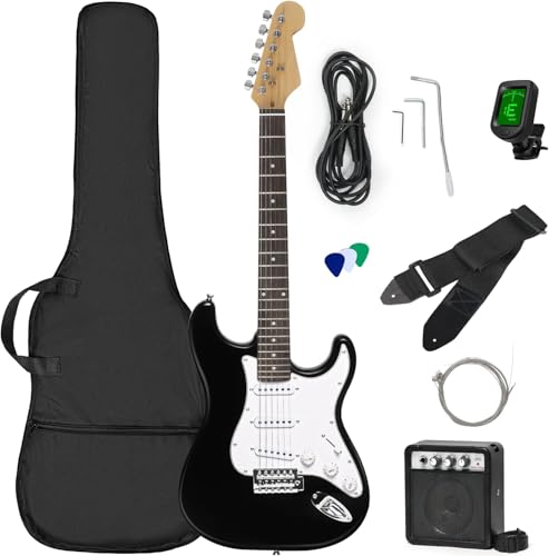 Rawtank Paquete de Guitarra Eléctrica de 39 Pulgadas, Kit de Guitarra Eléctrica para Principiantes con...