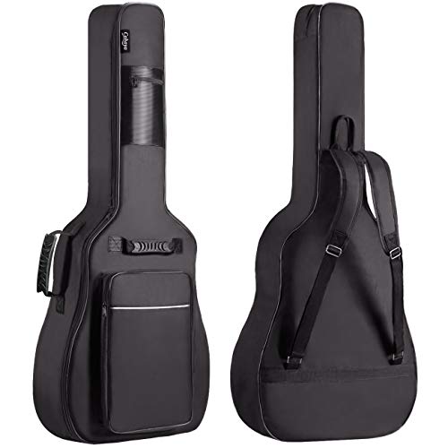 CAHAYA Funda de Guitarras Universal Acolchada con 2 bolsillos para Guitarras Clásica y Eléctrica color...