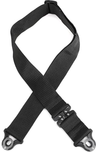 D'Addario Accessories Correa giratoria Auto Lock para guitarras acústicas y eléctricas, 2 de ancho,...