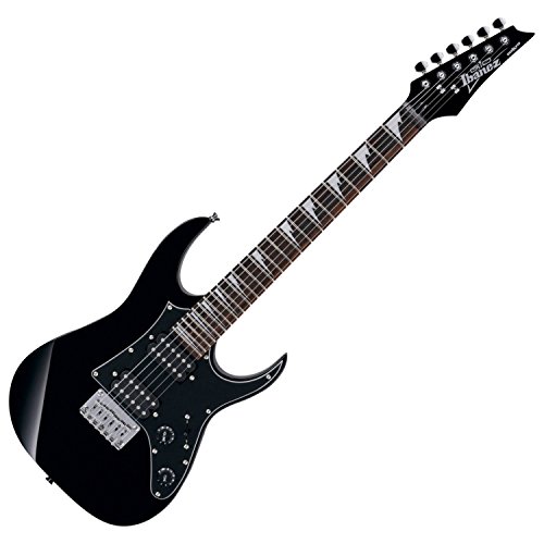 Ibanez grgm21bkn tamaño 3/4 Mikro guitarra eléctrica – acabado de noche Negro